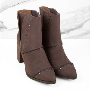 SALE! Brown Studded Vegan Platform Boots