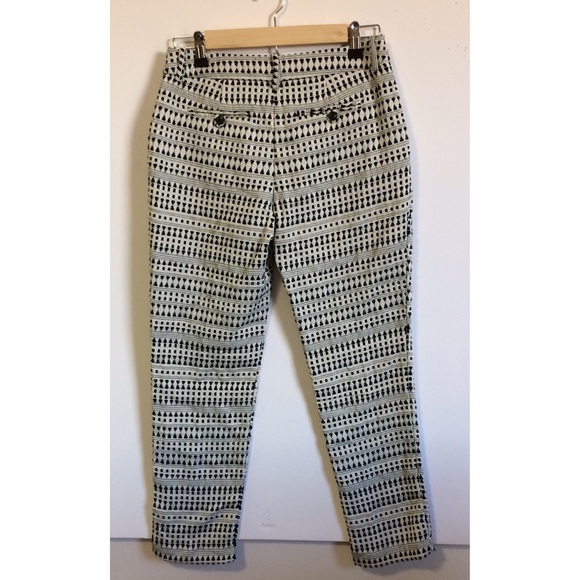 🖤Merona Black/White Classic Fit Ankle Pants🖤 - Picture 4 of 8