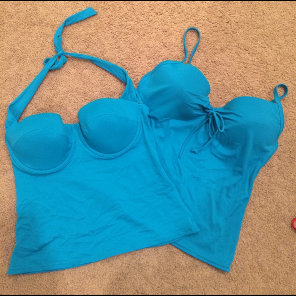 Halter top push up swim top Victoria secret
