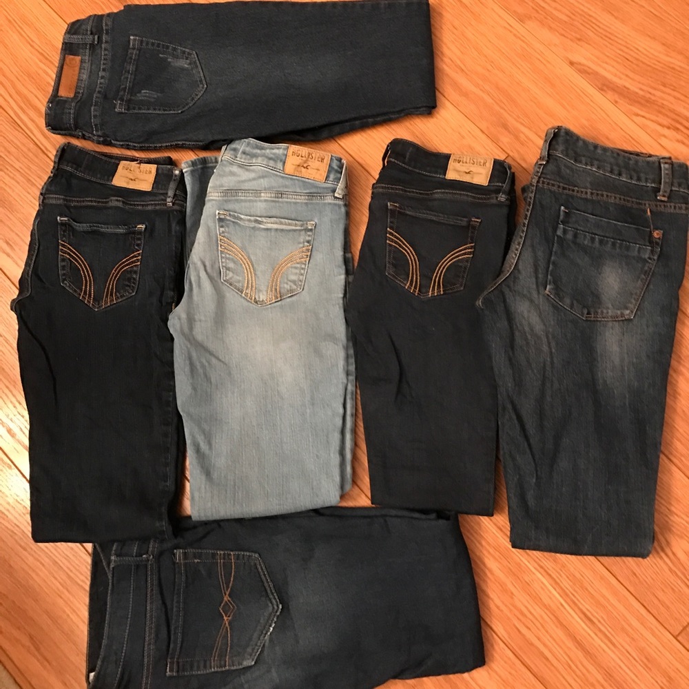 Straight leg skinny jeans