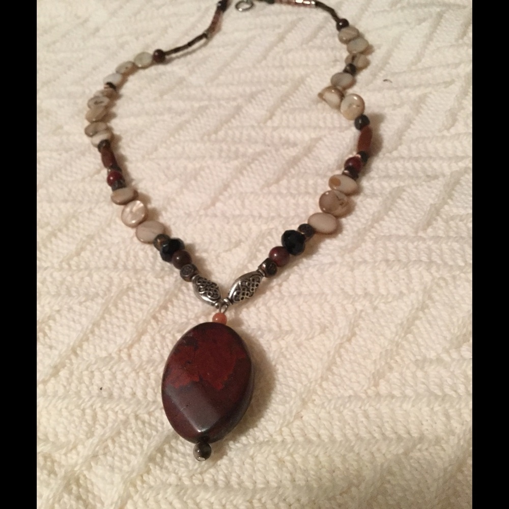 One of a kind handmade, semi-precious necklaceSALE