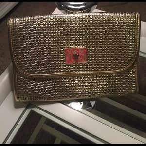 Lilly Pulitzer Gold Clutch