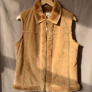 Vintage D' Carlo Genuine Suede Vest, M Vintage D' Carlo Genuine Suede Vest, M