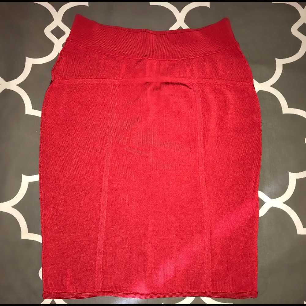 bebe bodycon mini skirt