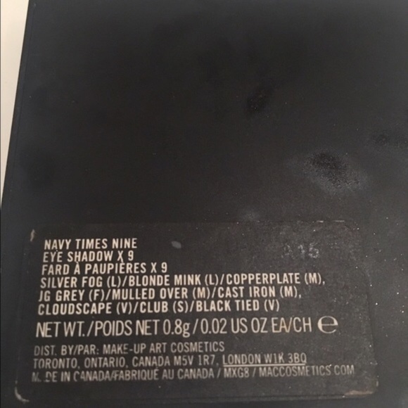 SOLD! Mac Navy x 9 - Picture 3 of 3