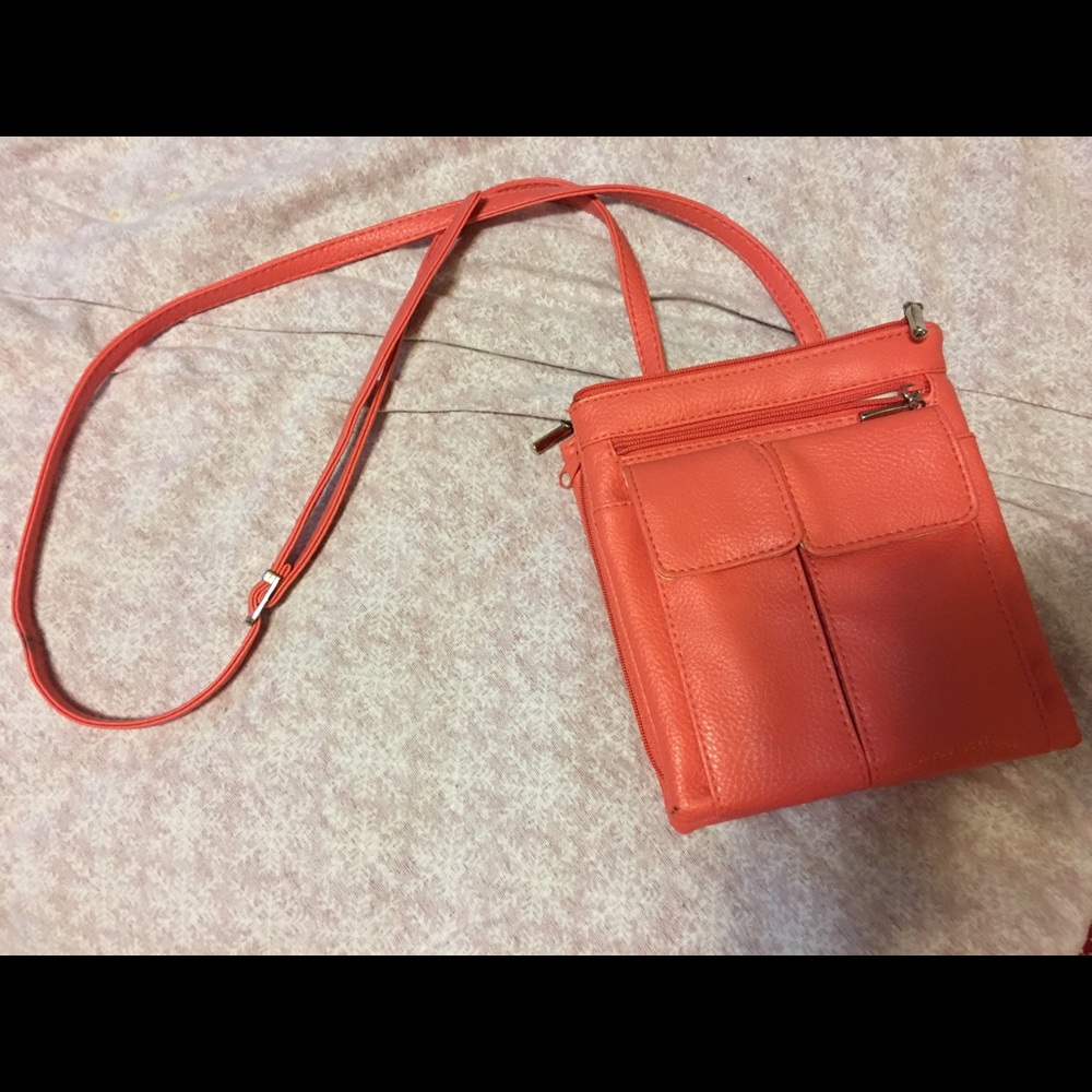 Peach color purse