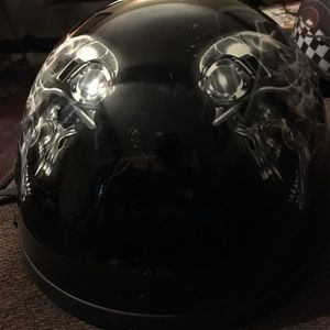 Skid lid motorcycle helmet-DOT certified