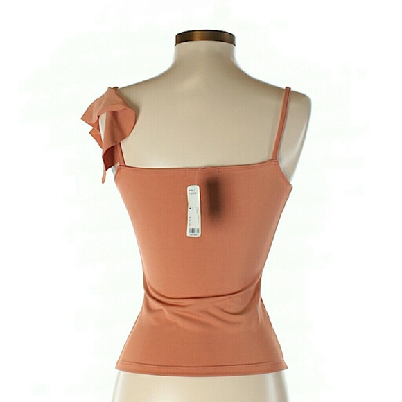 Forever 21 Coral Ruffle Accents Short Sleeve Top - Picture 3 of 5