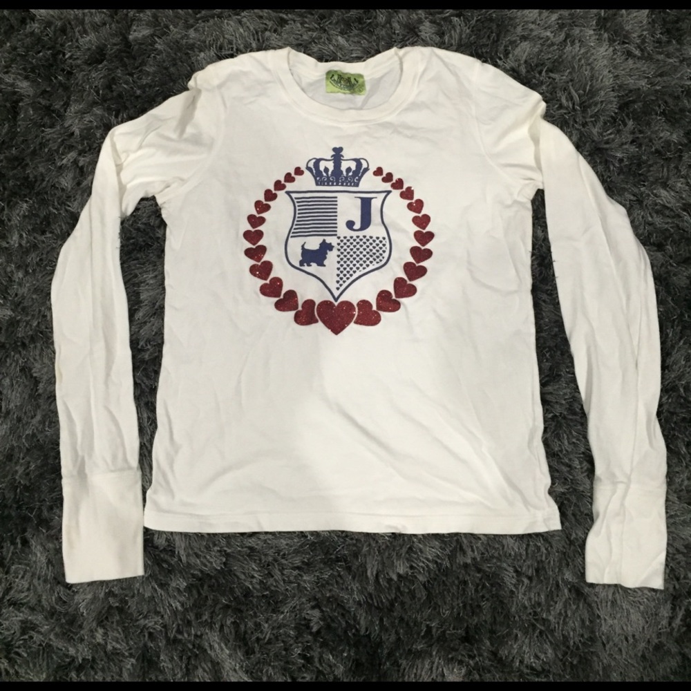 Juicy Couture White Long Sleeve Shirt