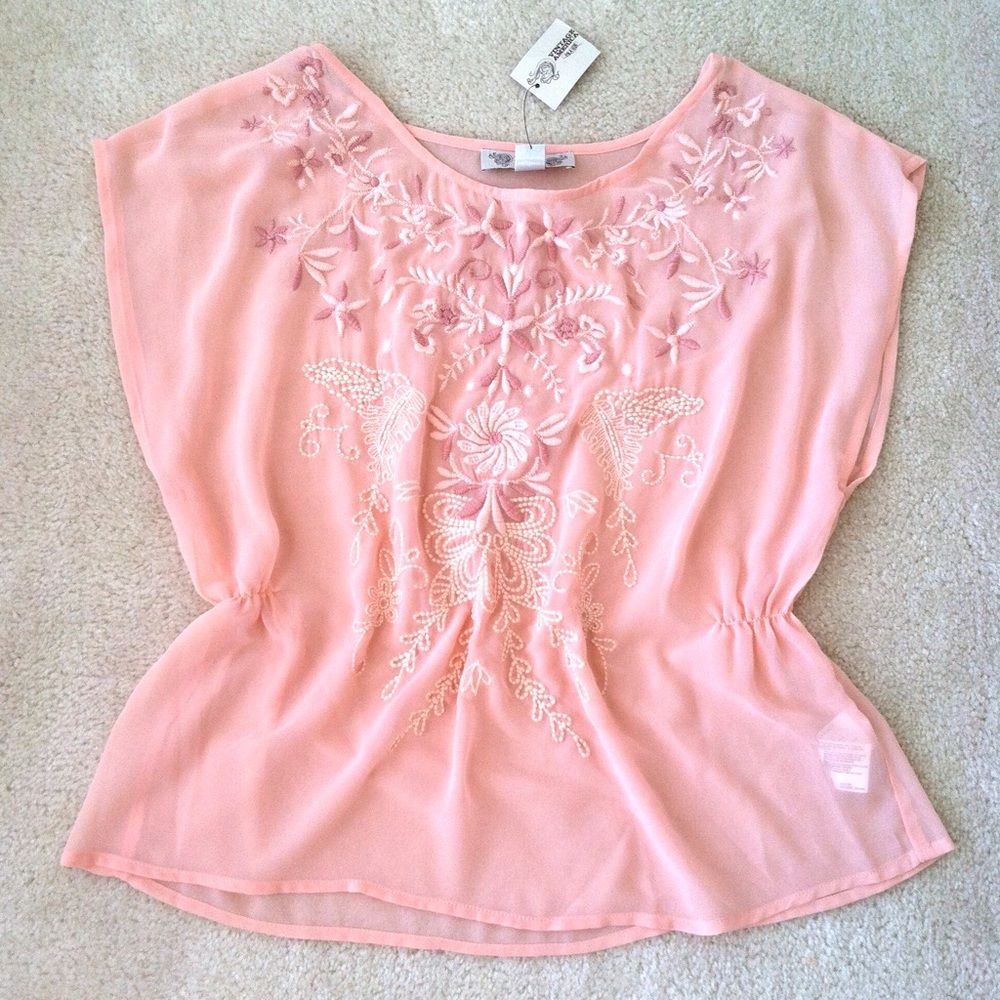 Nine West Sheer Blouse