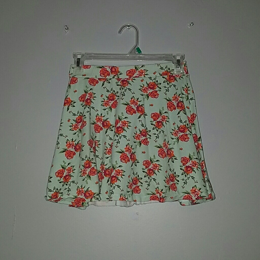 Floral Skater Skirt