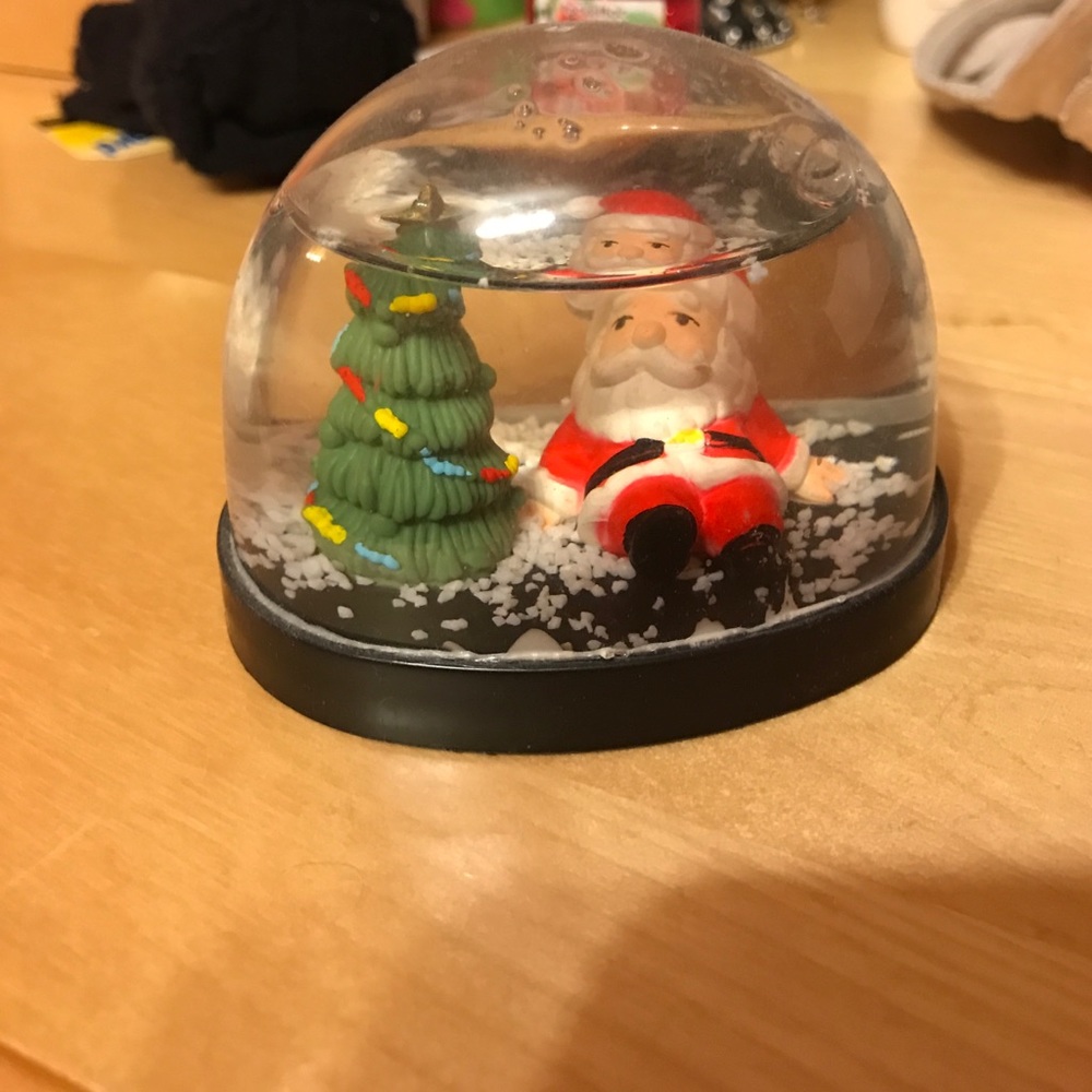 Christmas snow globe