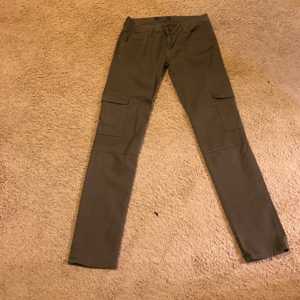 Hudson military green cargo pants
