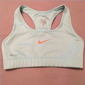 Baby blue XS Nike Sports Bra