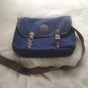 Duluth Pack Cotton Canvas & Leather Messenger Bag