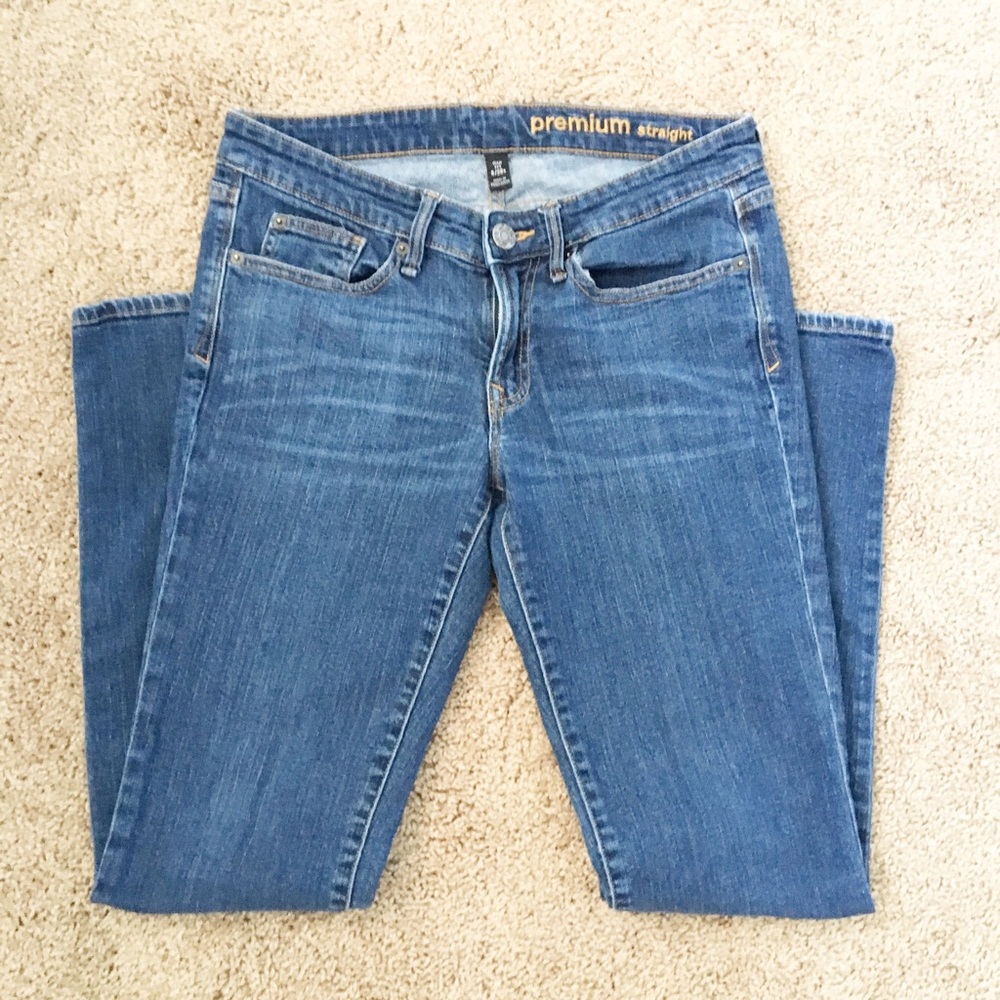 Gap 1969 Premium Straight Leg Jeans.