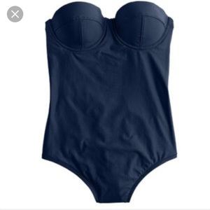 J crew one piece underwire swimsuit