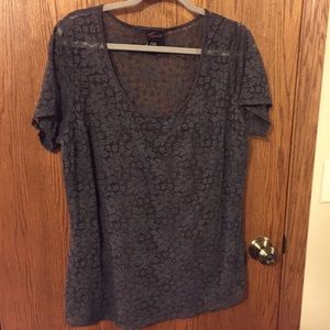 Torrid lace tee