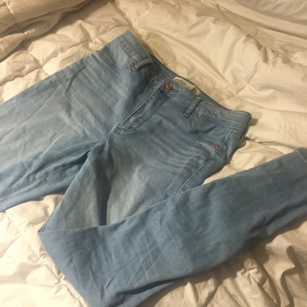 Abercrombie and Fitch high waisted jean leggings