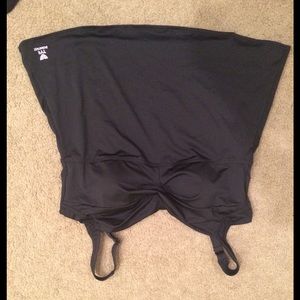 Supportive swim top.