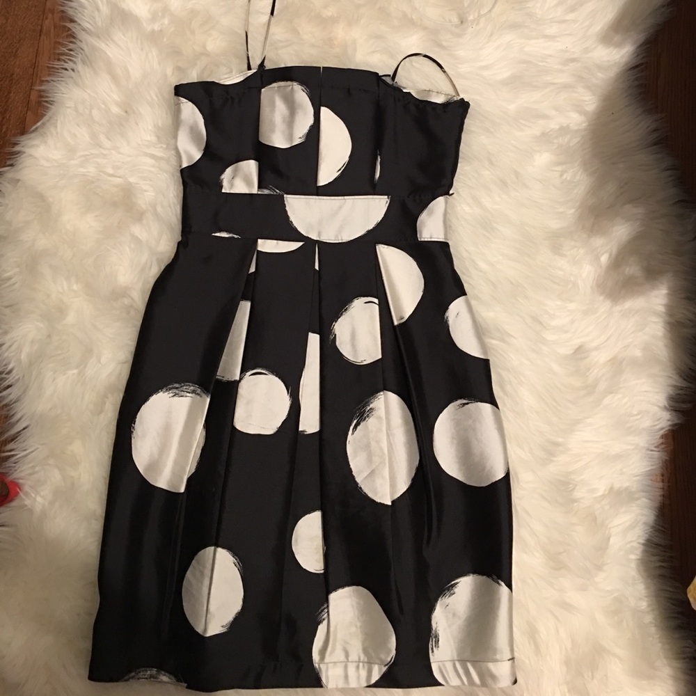Club Monaco Silk Cotton Blend Tulip Cut Dress