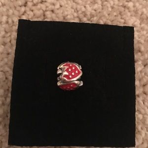 Strawberry Pandora Charm