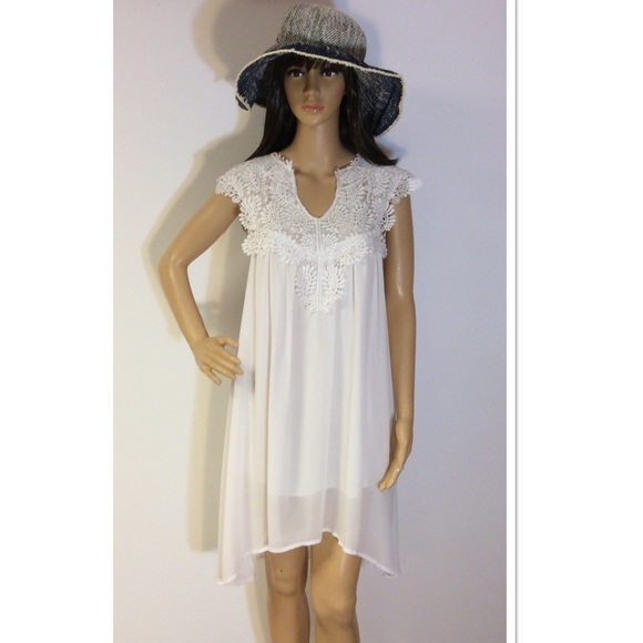 ❗️FINAL PRICE❗️🎉HP🎉CROCHET DRESS/TUNIC/COVERUP - Picture 4 of 6