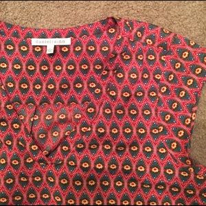 Daniel rainn colorful pattern shirt