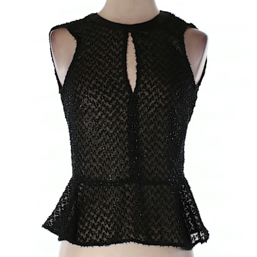H&M Sheer Sleeveless Blouse