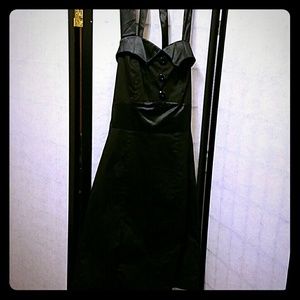 Black Fitted Pencil Dress