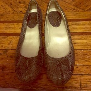 Cole Haan Gray leather wedge