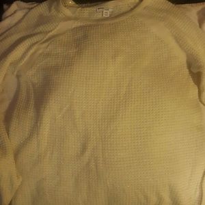 Cream color sweater maternity wear