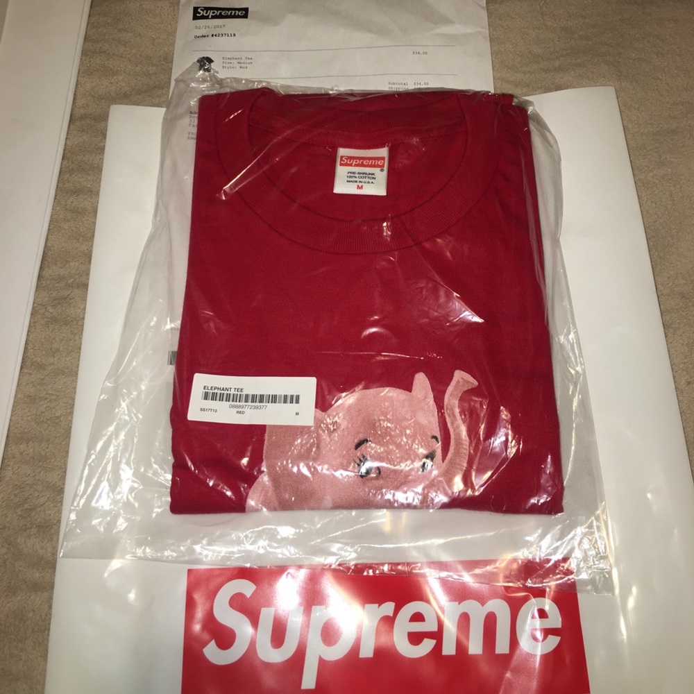 SUPREME ELEPHANT TEE