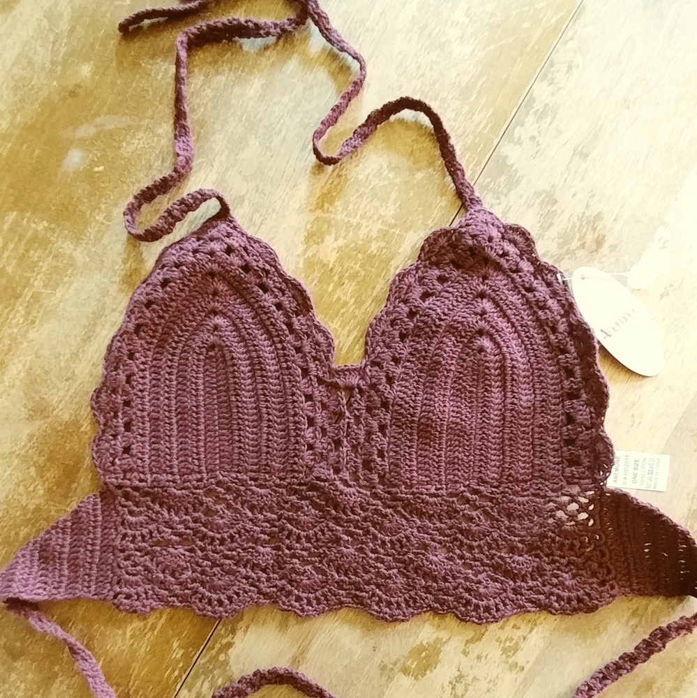 🚫SOLD🚫 🌟5 star rating🌟crochet halter - Picture 3 of 4