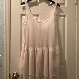 Free People tunic slip dress