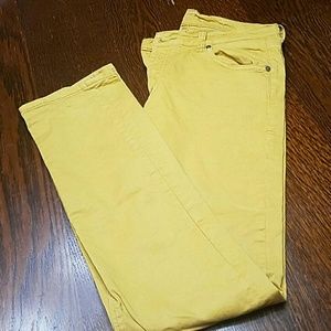 **SOLD** Seven for all mankind mustard jeans