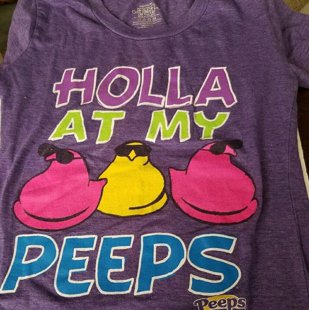 Holla at My Peeps Ladies Medium Tee Shirt