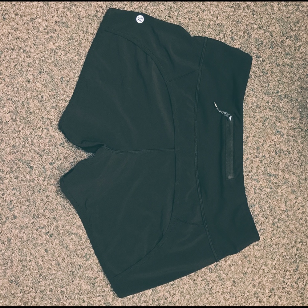 Lululemon Speed Short - Black, Size 4