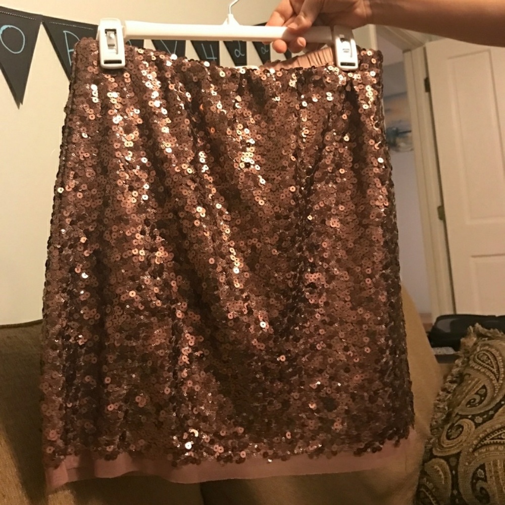 Lauren Conrad Sequin Skirt