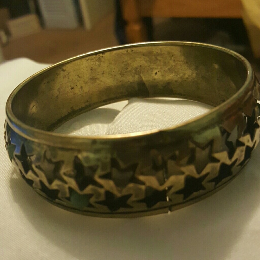 Gold Star Bangle