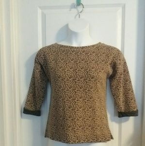 Casual Leopard  Print Top