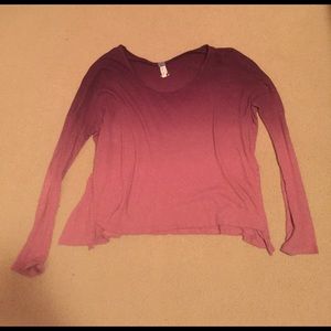 NWOT Free People light long sleeve shirt