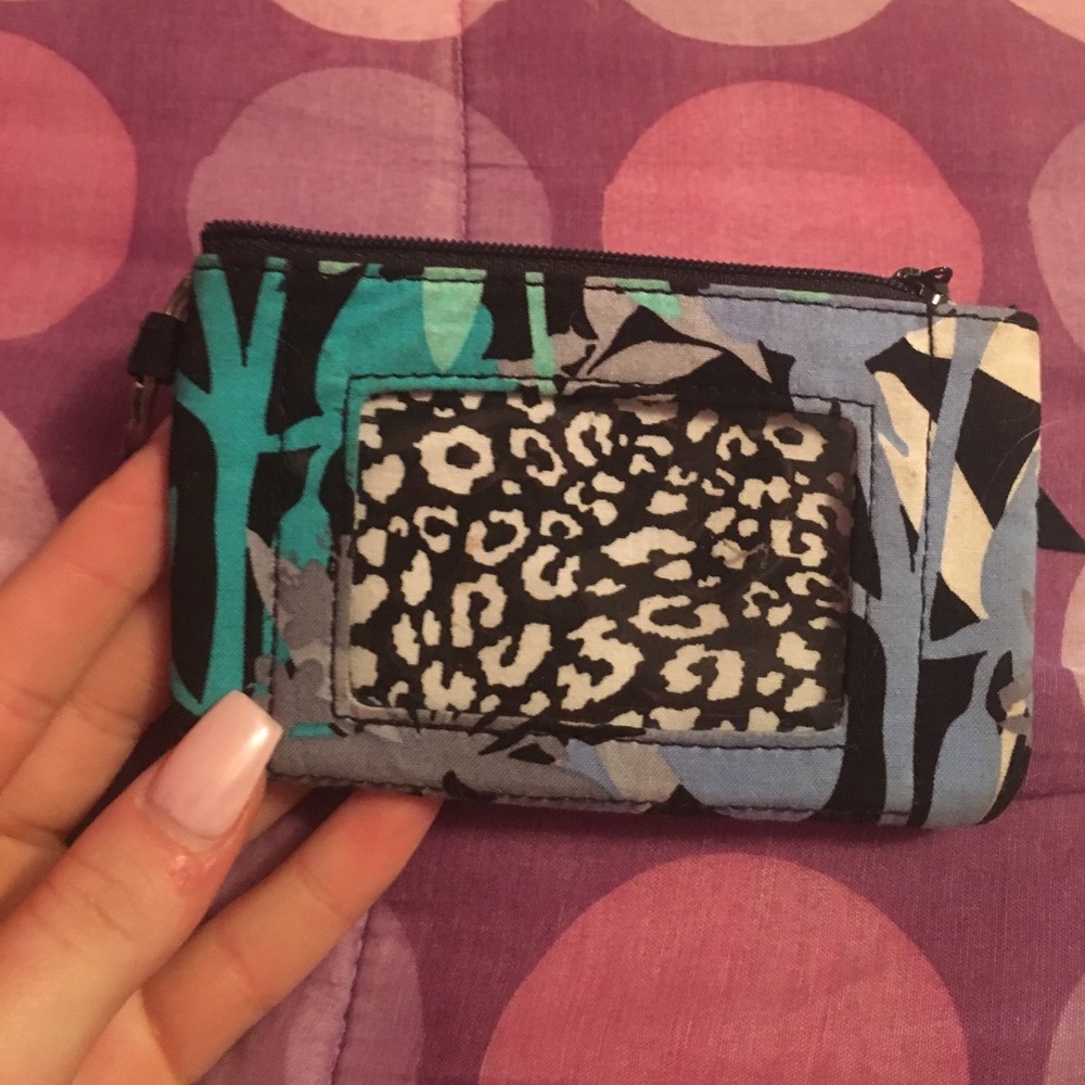 Vera Bradley ID holder keychain