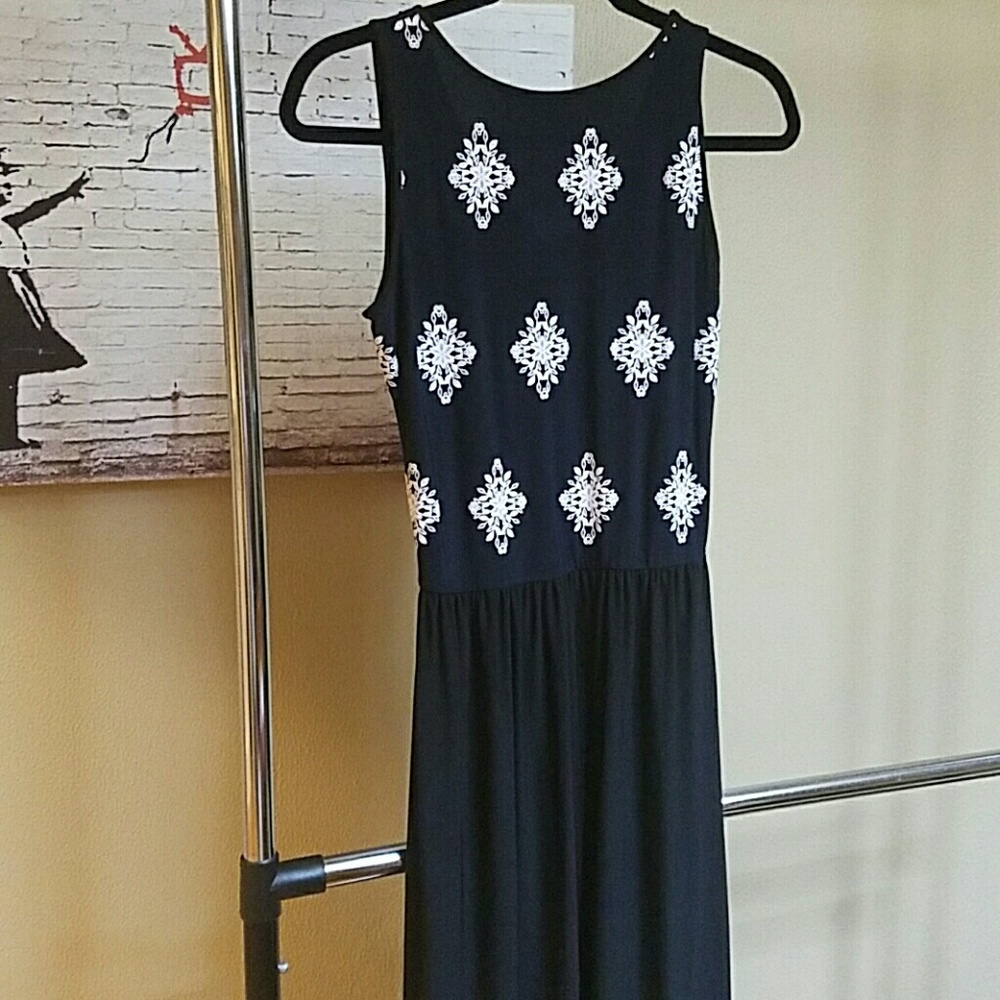 **SOLD** Kohkoh black long dress size S/M
