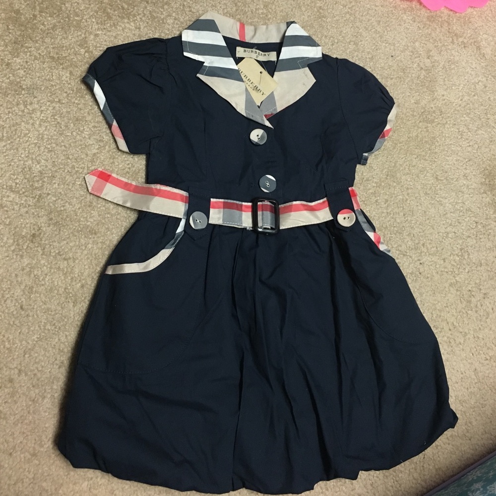 Burberry style girls 2T dress