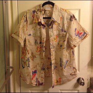 Funky butterfly shirt vintage