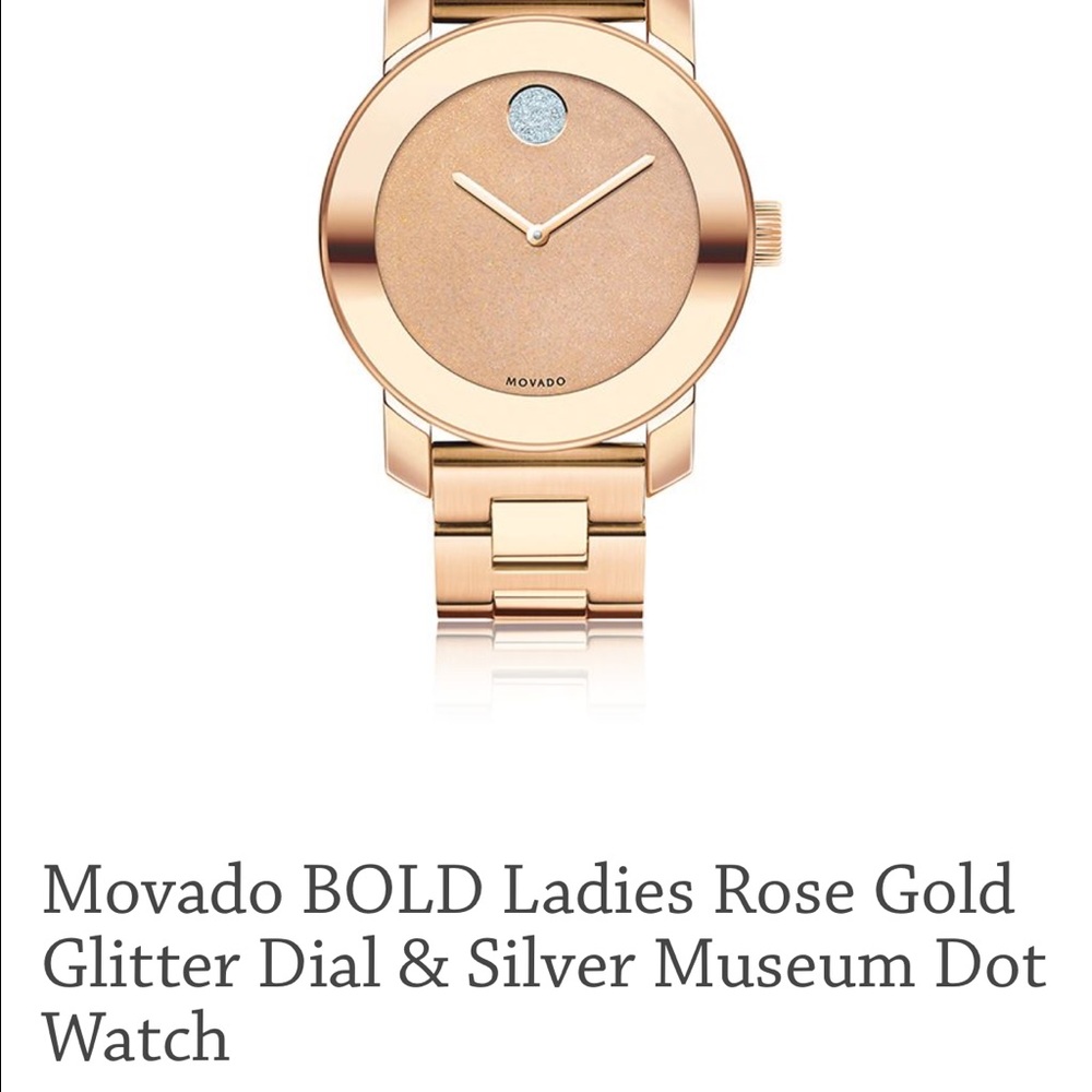 Brand new movado glitter dial