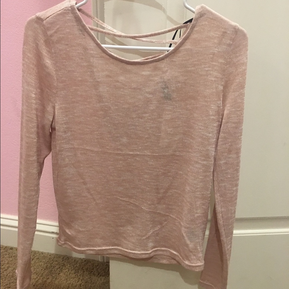 Light pink long sleeve