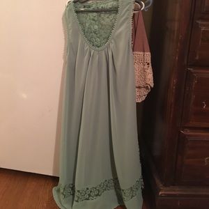 Sage dress