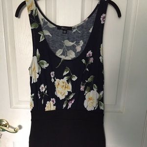 Floral bodycon dress